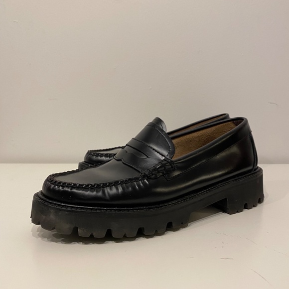 G.H. Bass Whitney Super Lug Black Loafer - Picture 5 of 11
